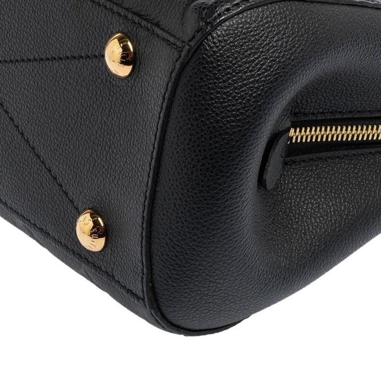 Louis Vuitton Noir Monogram Empreinte Leather Montaigne BB Bag 3
