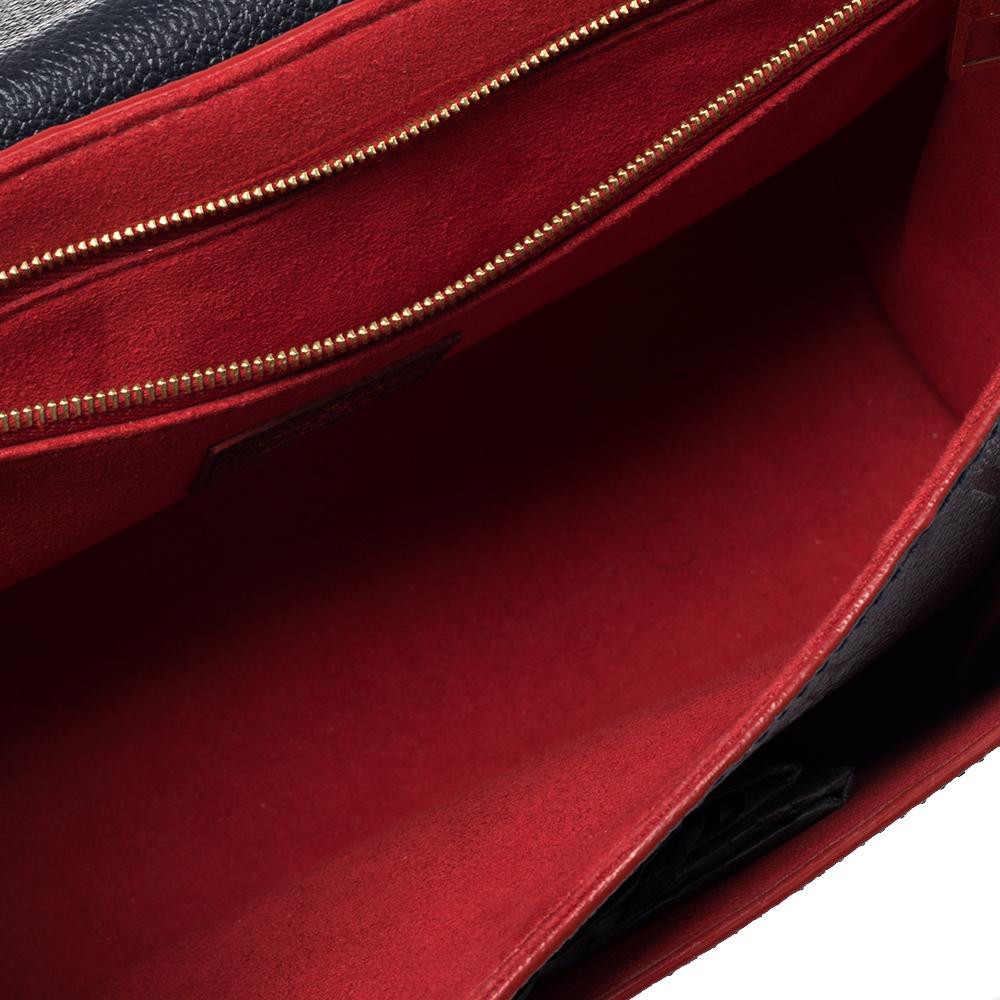 Louis Vuitton Noir Monogram Empreinte Leather Vavin PM Bag 1