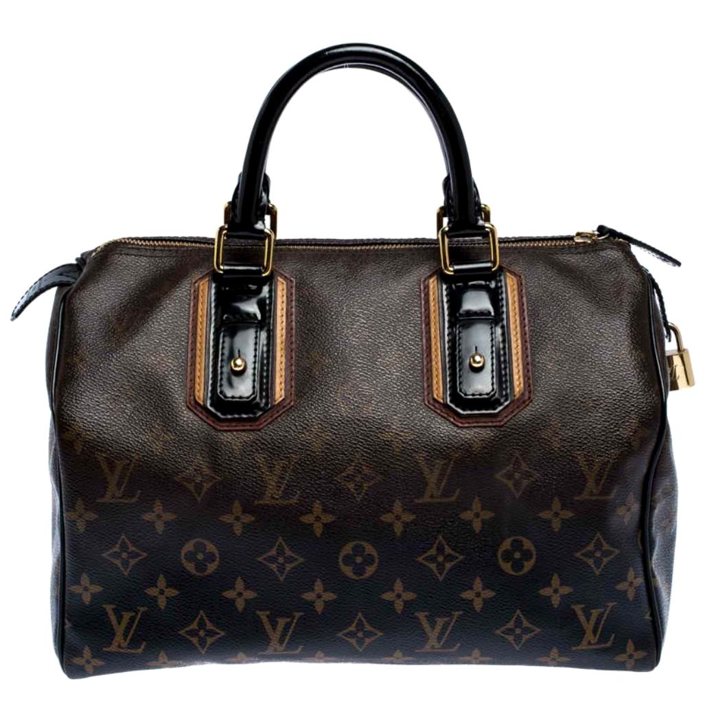 Louis Vuitton Speedy 30 Mirage Noir Handbag - ShopperBoard