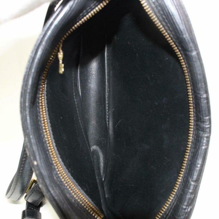 Louis Vuitton Noir Trocadero 27 870600 Black Epi Leather Cross Body Bag ...