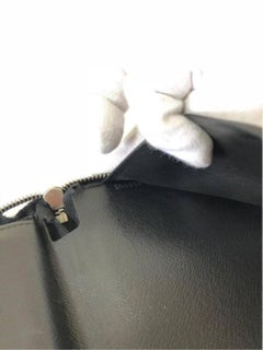 Louis Vuitton Noir Zippy Organizer Wallet 232061 Black Leather Clutch