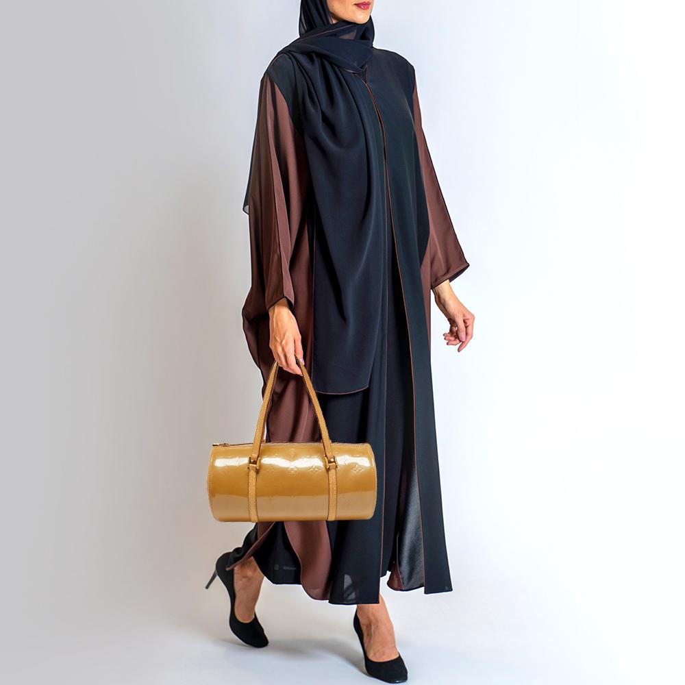 Louis Vuitton Noisette D'Amour Monogram Vernis Bedford Bag In Good Condition In Dubai, Al Qouz 2