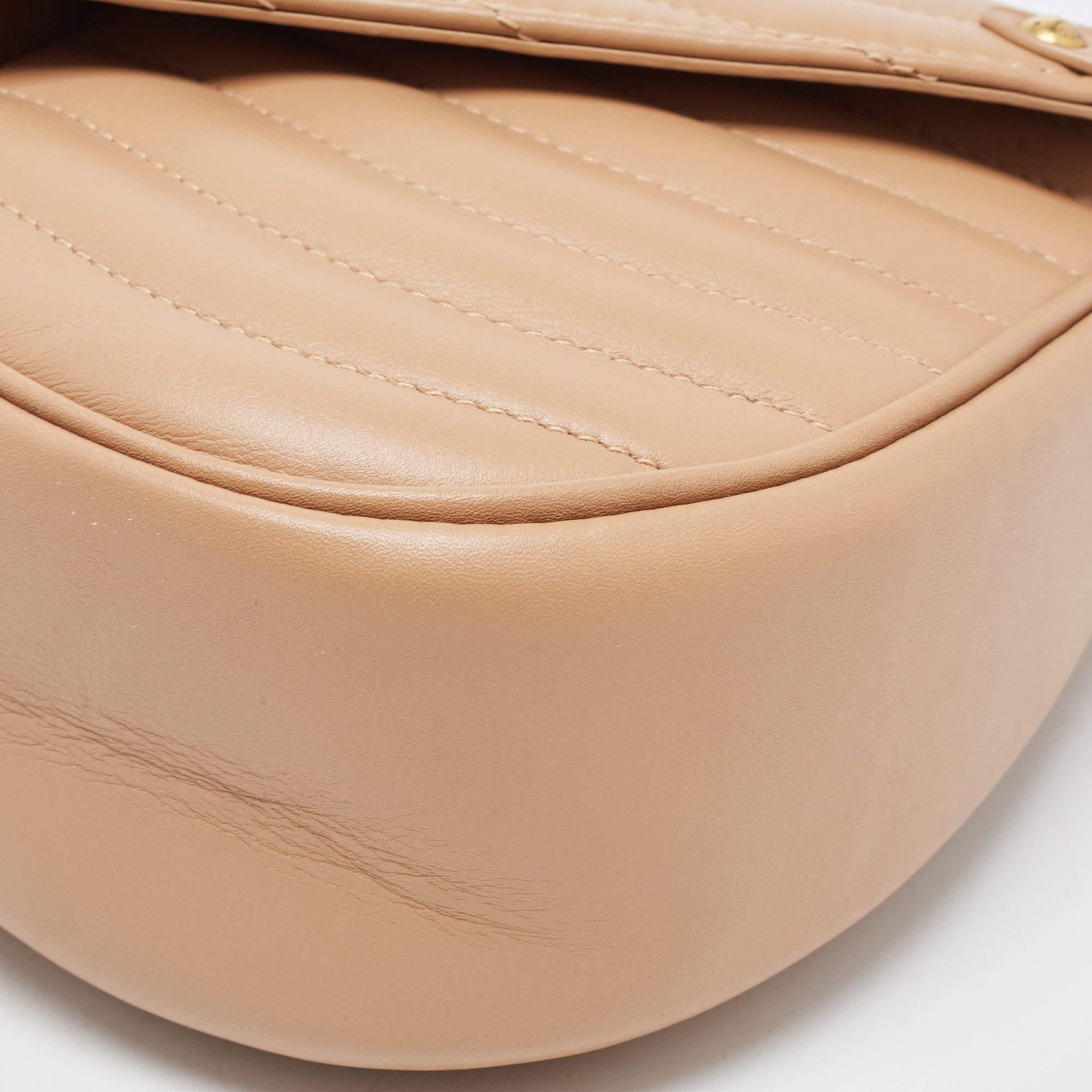 Louis Vuitton Noisette Leather New Wave MM Bag 6