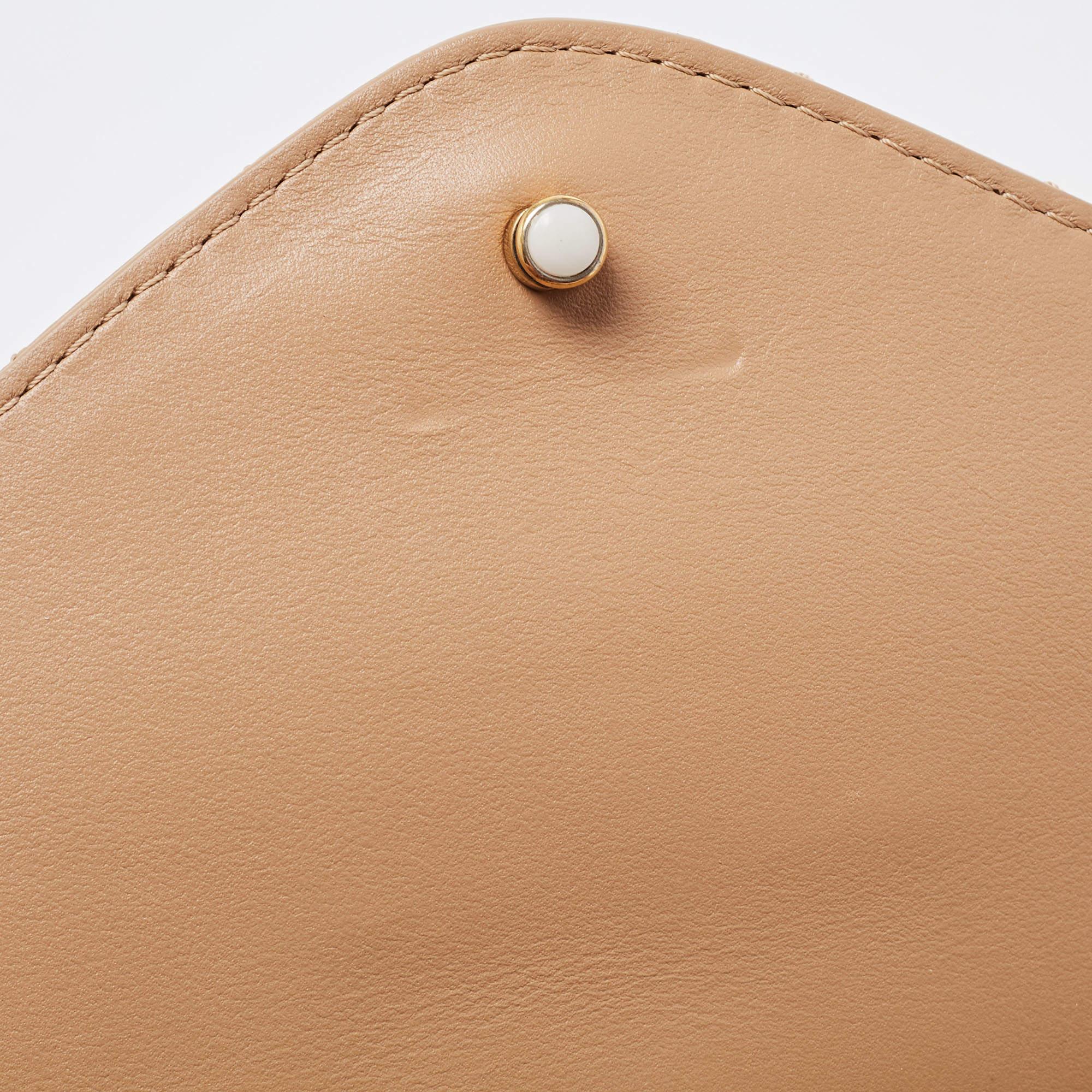 Louis Vuitton Noisette Leather New Wave MM Bag 2