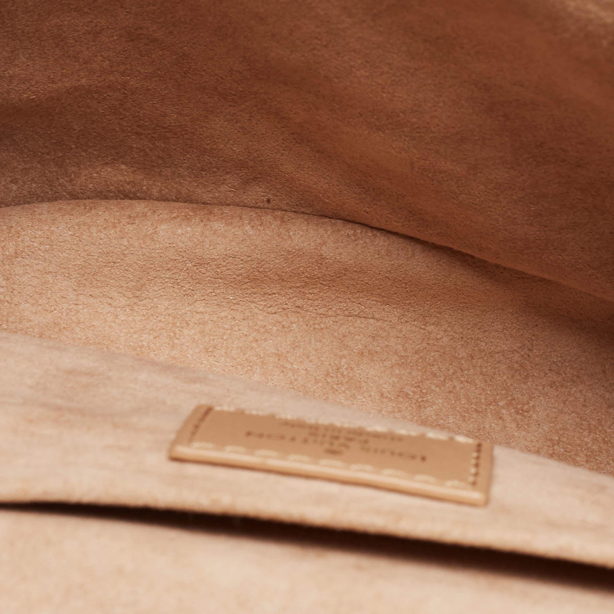 Louis Vuitton Noisette Leather New Wave MM Bag 3