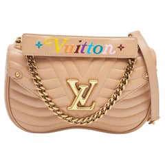 Louis Vuitton Noisette Leather New Wave MM Bag