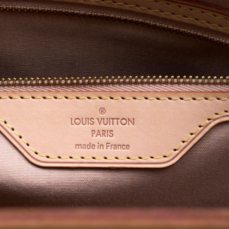 Louis Vuitton Noisette Monogram Vernis Brea GM Bag 5