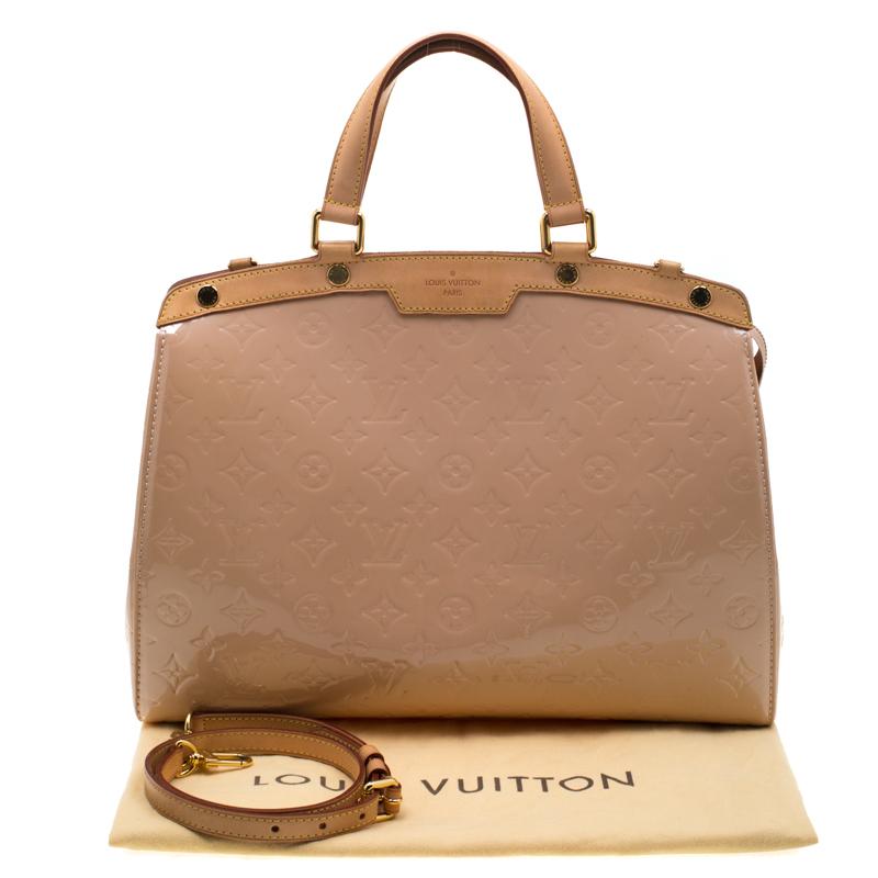 Louis Vuitton Noisette Monogram Vernis Brea GM Bag 7