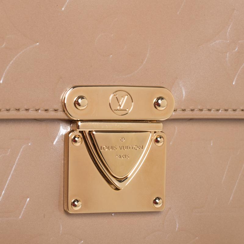 Louis Vuitton Noisette Monogram Vernis Malibu Street Clutch Bag 1