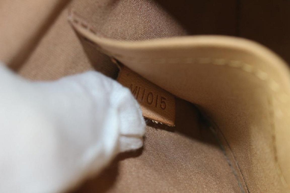 Brown Louis Vuitton Noisette Monogram Vernis Minna Street Crossbody Bag 171lvs53