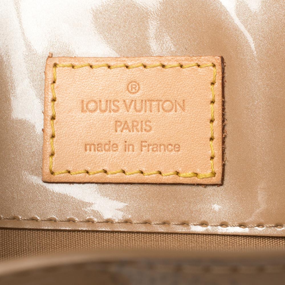 Women's Louis Vuitton Noisette Monogram Vernis Reade PM Bag