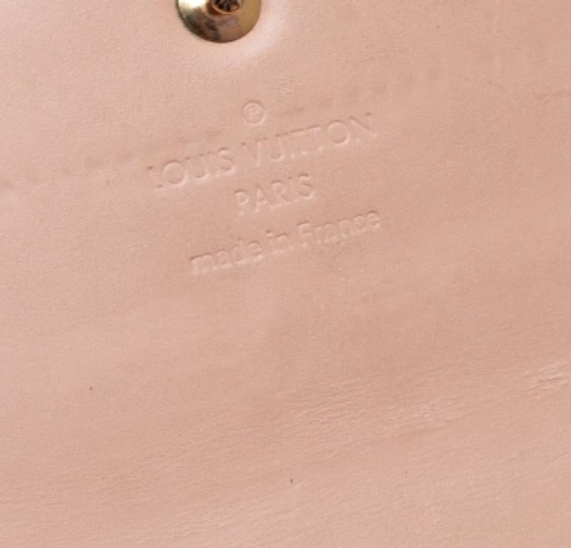 Louis Vuitton Noisette Monogram Vernis Sarah Portefeuille 5