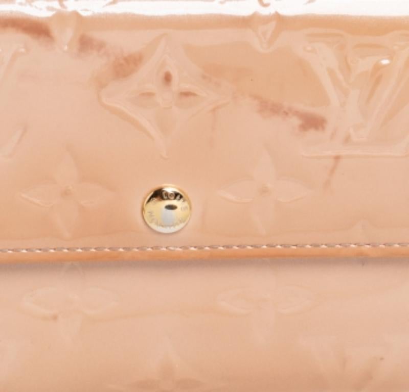 Louis Vuitton Noisette Monogram Vernis Sarah Portefeuille 6