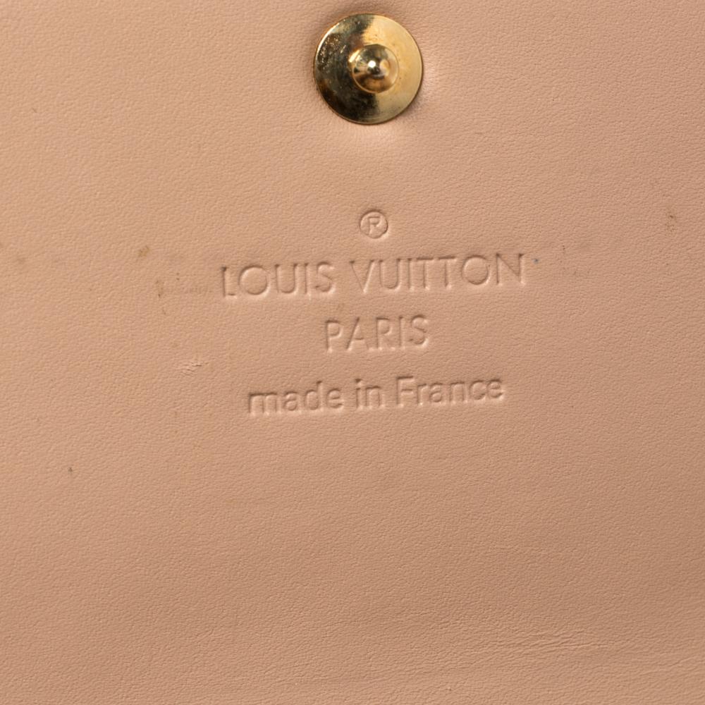 Women's Louis Vuitton Noisette Monogram Vernis Sarah Wallet