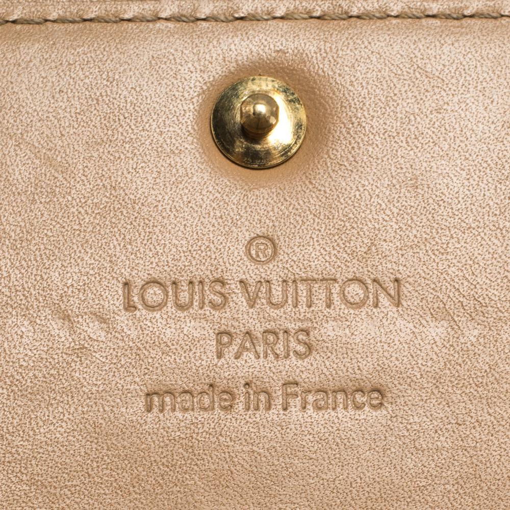 Louis Vuitton Noisette Monogram Vernis Sarah Wallet 4
