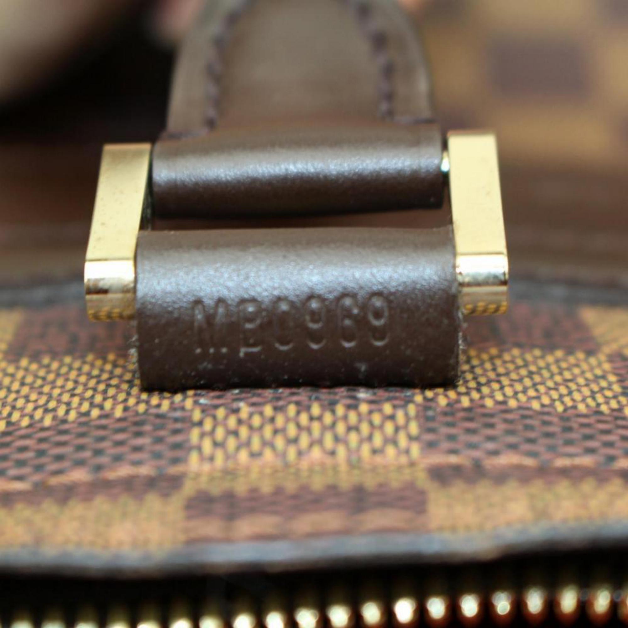 Louis Vuitton Nolita Jumbo Damier Ebene Gm 869301 Canvas Weekend/Travel Bag For Sale 1
