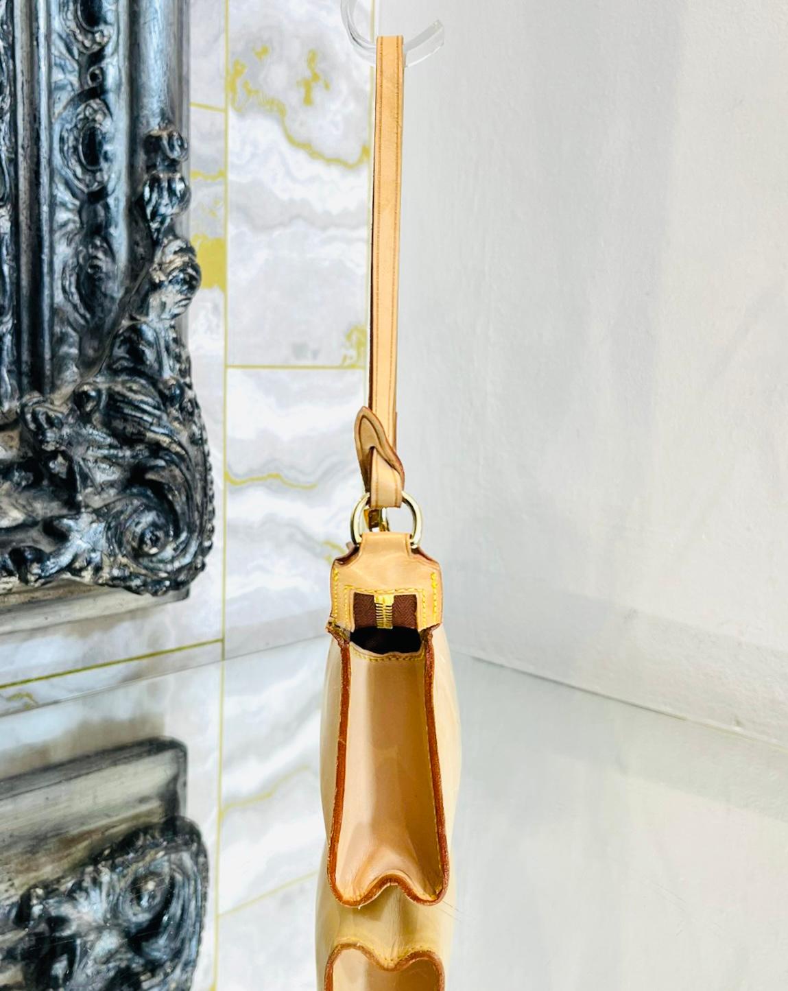 Orange Louis Vuitton Nomade Leather Pochette Bag
