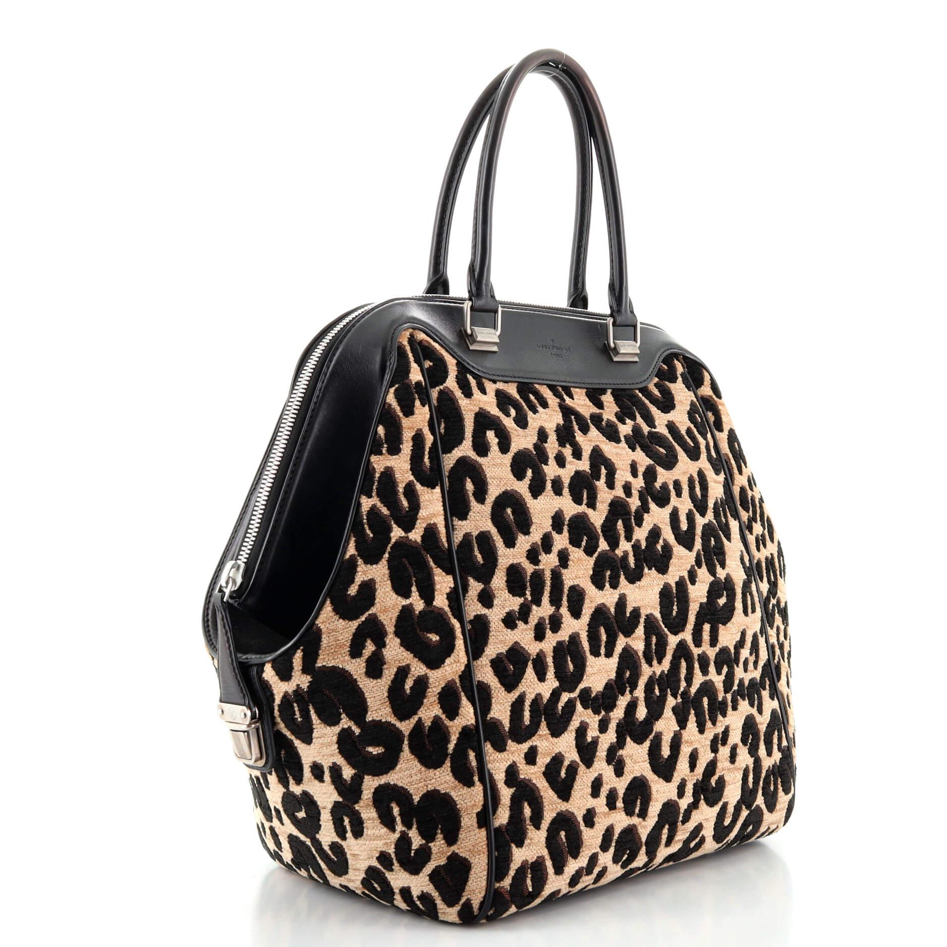breton leopard bag