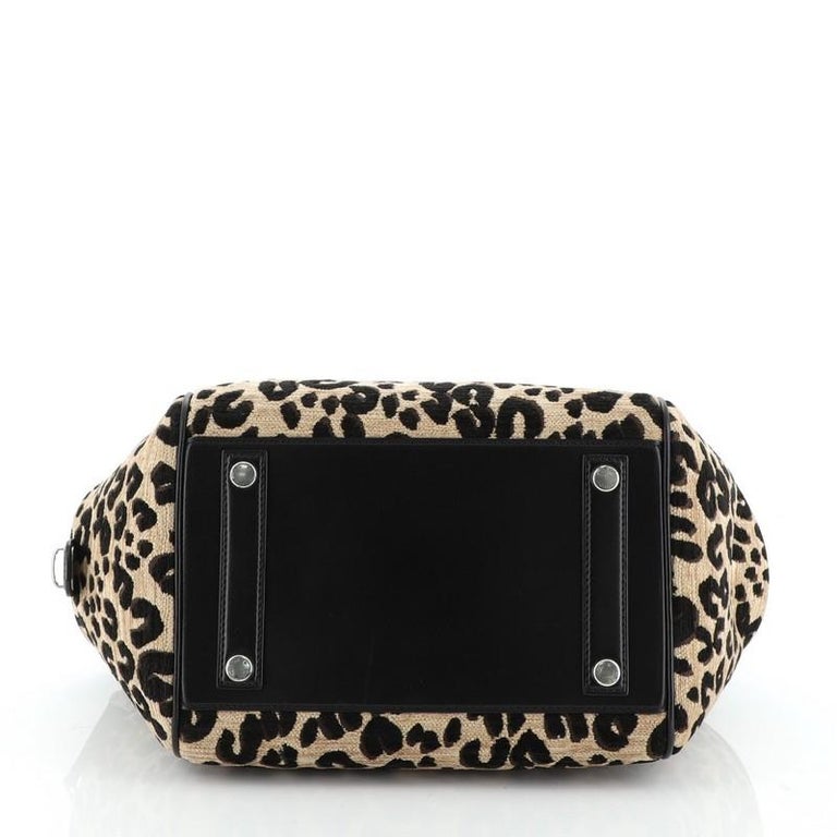 Louis Vuitton North South Bag Limited Edition Stephen Sprouse Leopard Chenille at 1stdibs