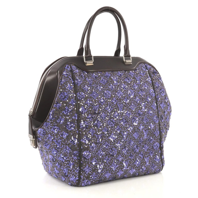 Louis Vuitton Purple Monogram Sunshine Express North-South Bag GM