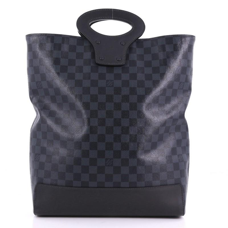 Louis Vuitton North South Tote Damier Cobalt im Zustand „Relativ gut“ in NY, NY