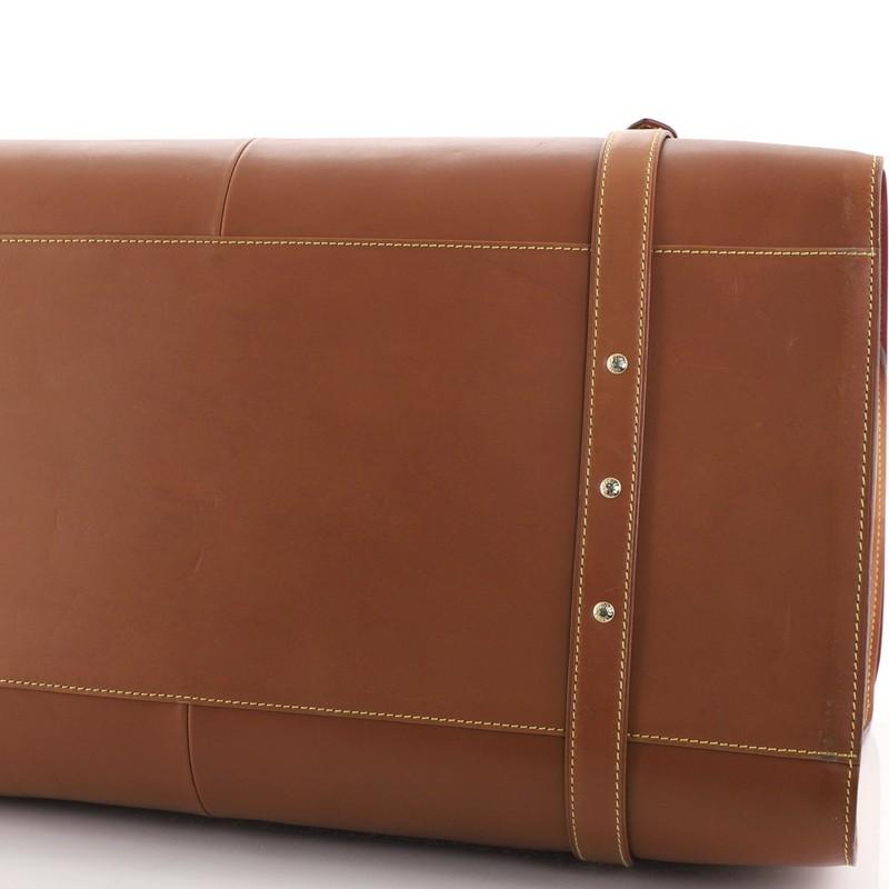 Brown Louis Vuitton Nubie Weekender Bag Nomade Leather