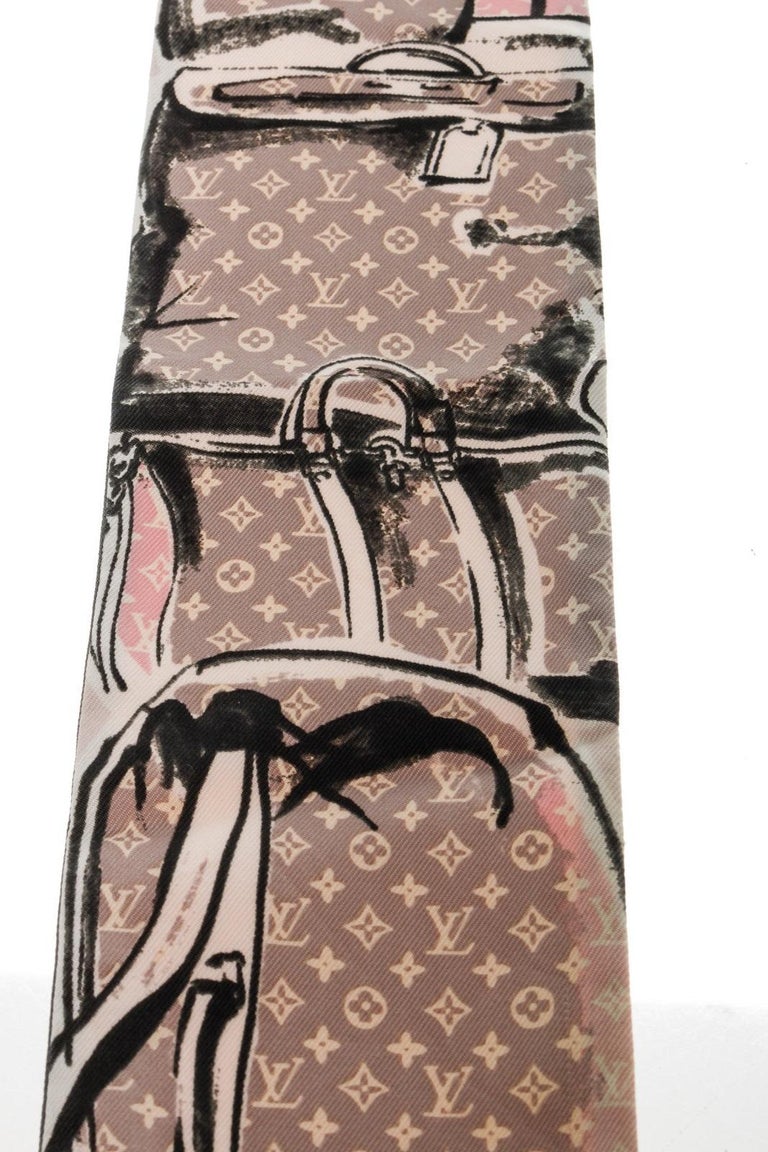 Louis Vuitton Pochette Métis with Lv logo scarf