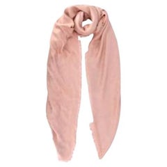 Louis Vuitton Nude Monogram Wool & Silk Stole