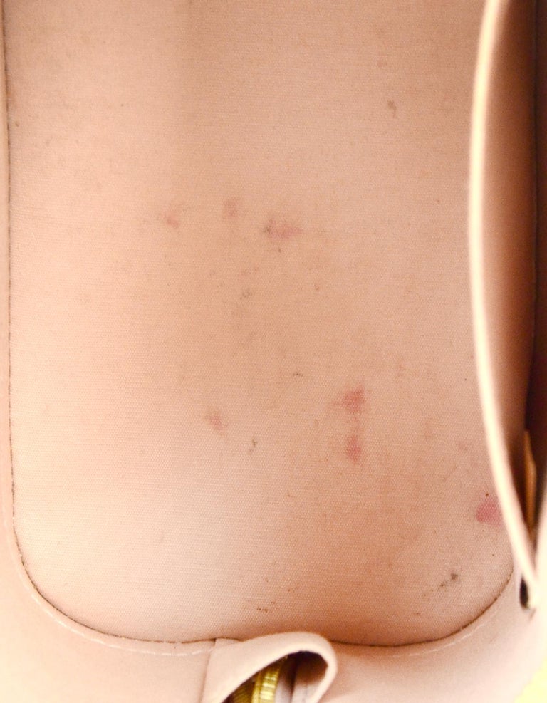 Louis Vuitton Nude Rose Angelique Monogram Vernis Alma BB Crossbody Bag