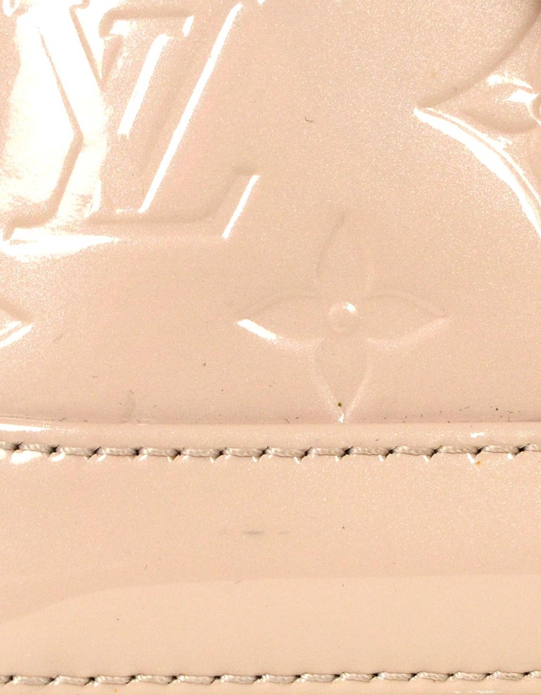 Louis Vuitton Rose Angelique Monogram Vernis Alma Bb Bag