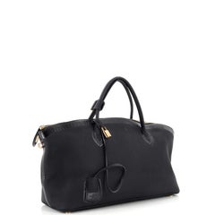 Louis Vuitton Obsession Lockit Handbag Rubberized Calfskin East West