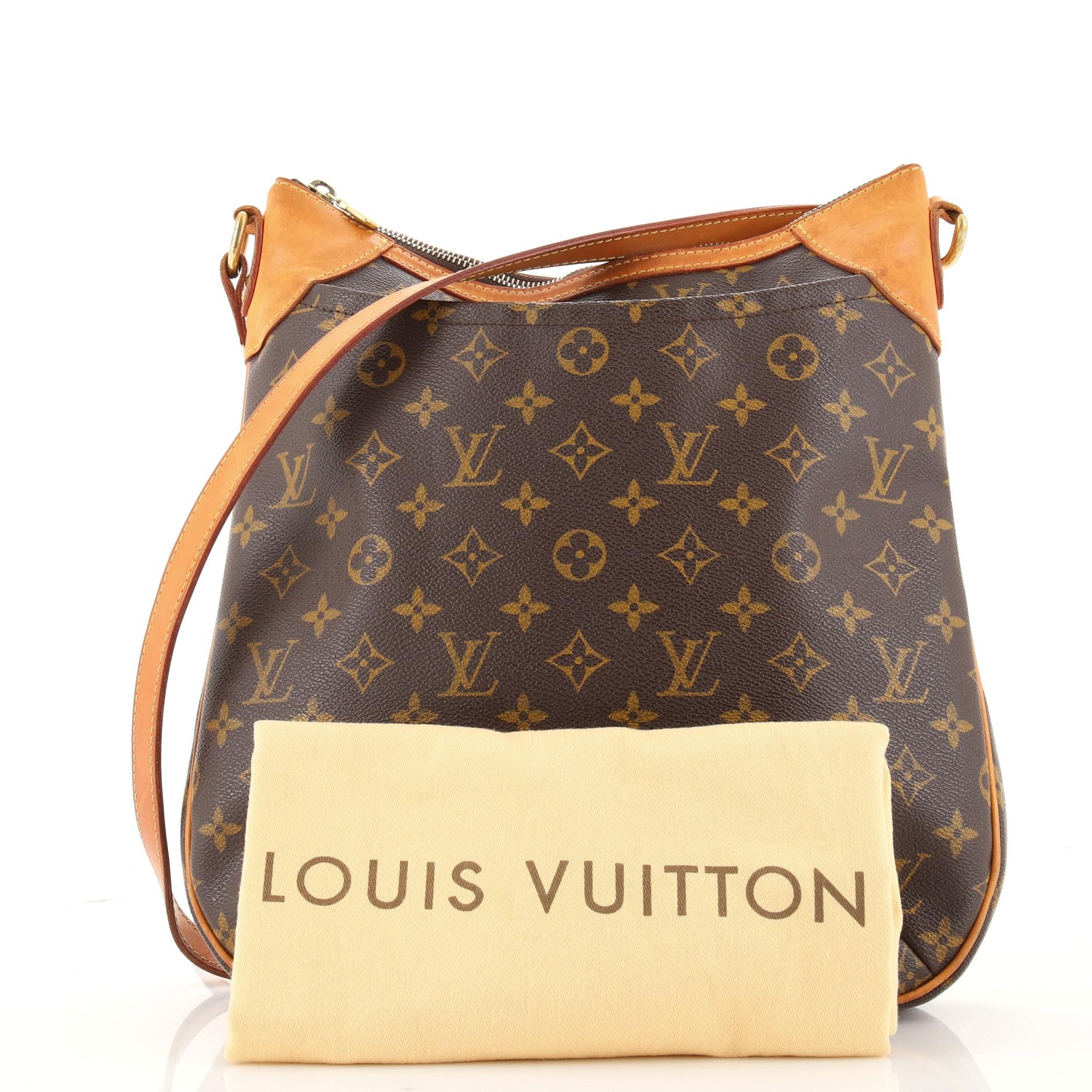 Louis Vuitton Odeon MM Monogram Canvas Crossbody Bag on SALE