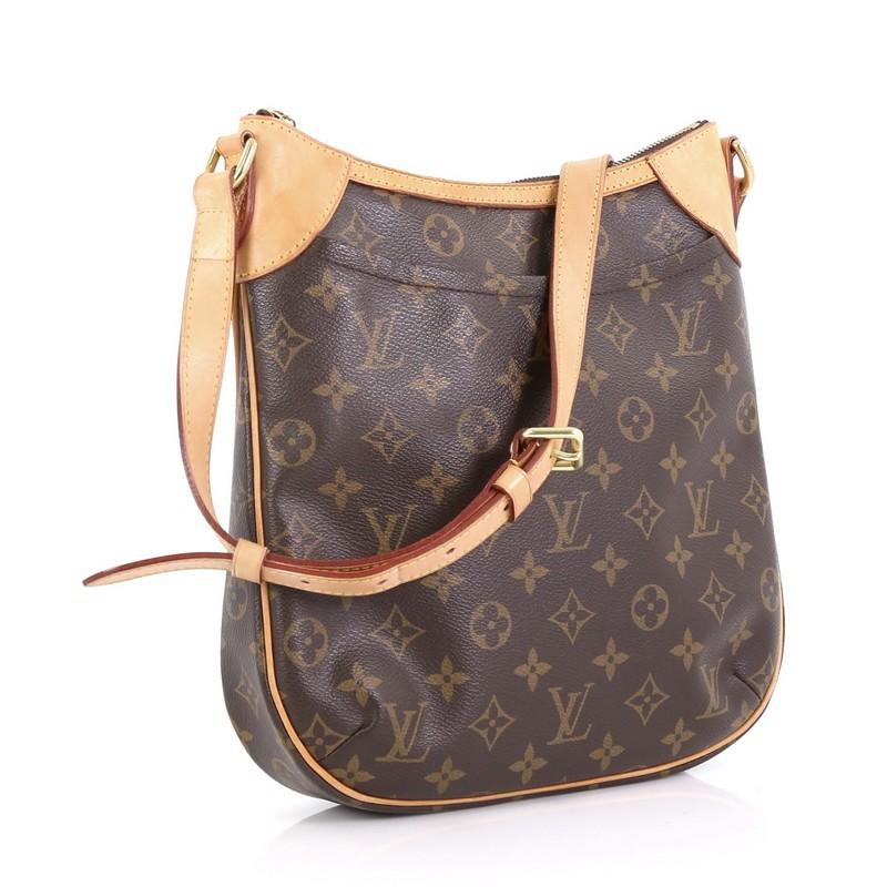 Brown Louis Vuitton Odeon Handbag Monogram Canvas PM