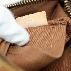 Louis Vuitton Odeon Monogram Pm 870651 Brown Coated Canvas Cross Body Bag