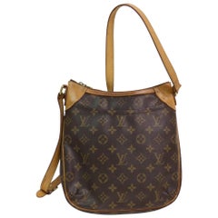 Louis Vuitton Odeon Monogram Pm 870651 Brown Coated Canvas Cross Body Bag