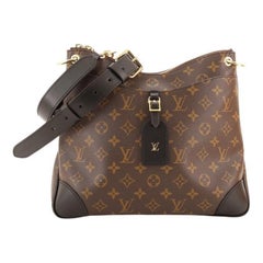 Louis Vuitton Odeon NM Handtasche Monogramm Segeltuch PM