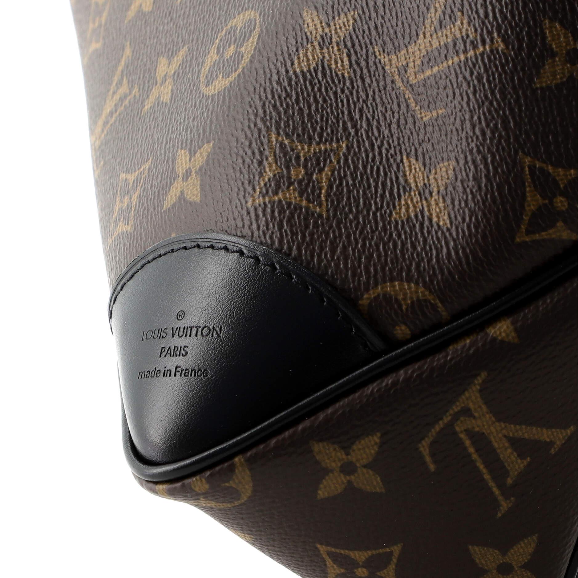 Louis Vuitton Odeon NM Handbag Monogram Canvas with Leather MM 2