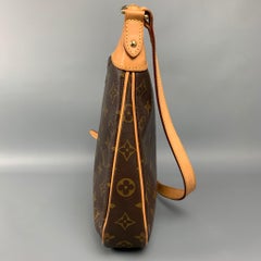 LOUIS VUITTON Odeon PM Braun & Beige Logo beschichtetes Canvas Cross Body Handtasche
