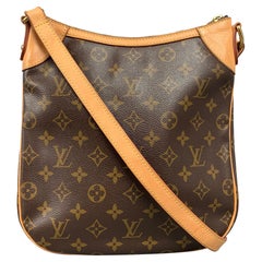 LOUIS VUITTON Odeon PM Braun & Beige Logo beschichtetes Canvas Cross Body Handtasche