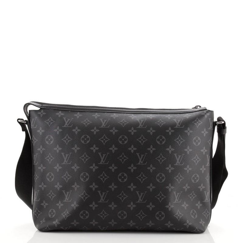 Black Louis Vuitton Odyssey Messenger Bag Monogram Eclipse Canvas MM