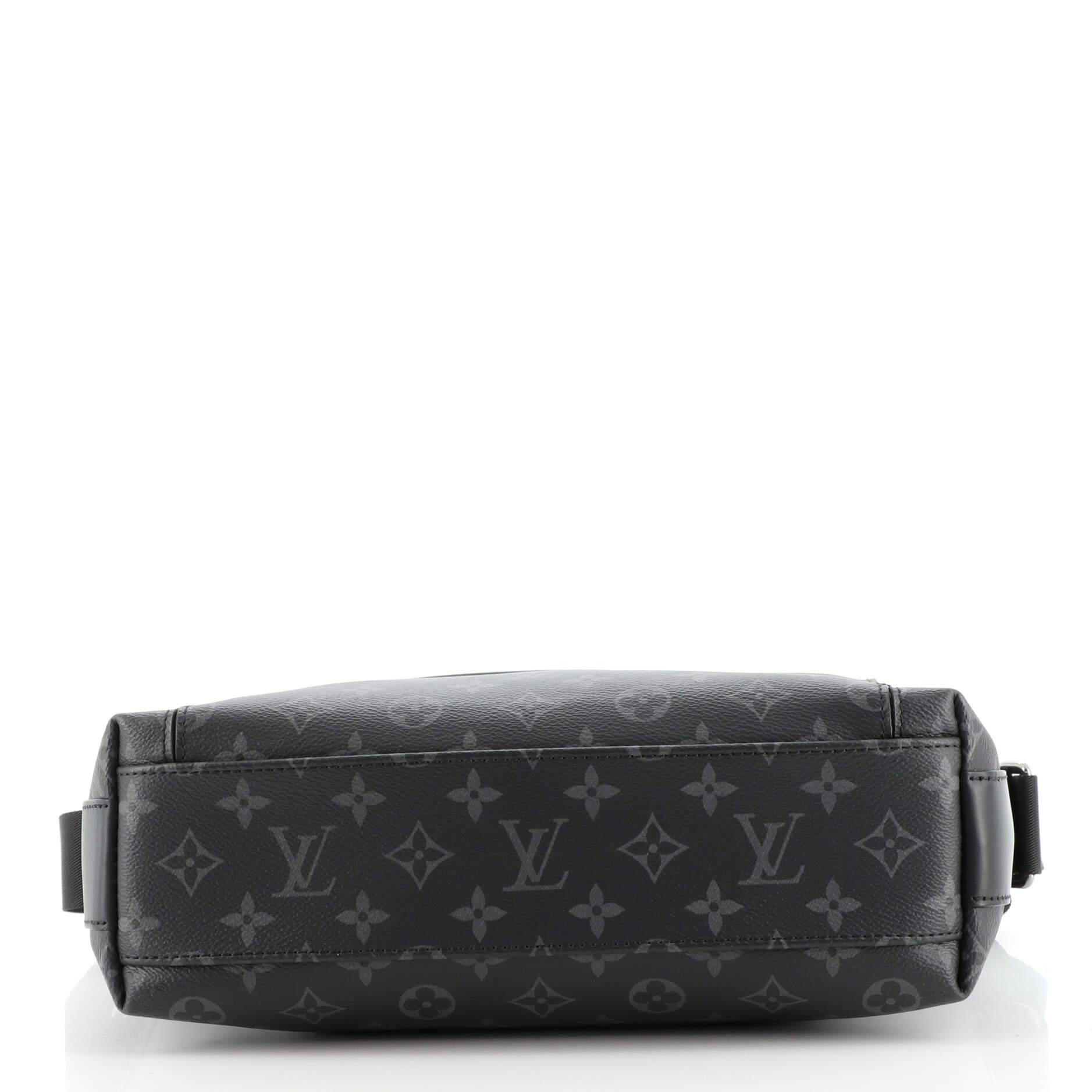 Louis Vuitton Odyssey Messenger Bag Monogram Eclipse Canvas PM In Good Condition In NY, NY