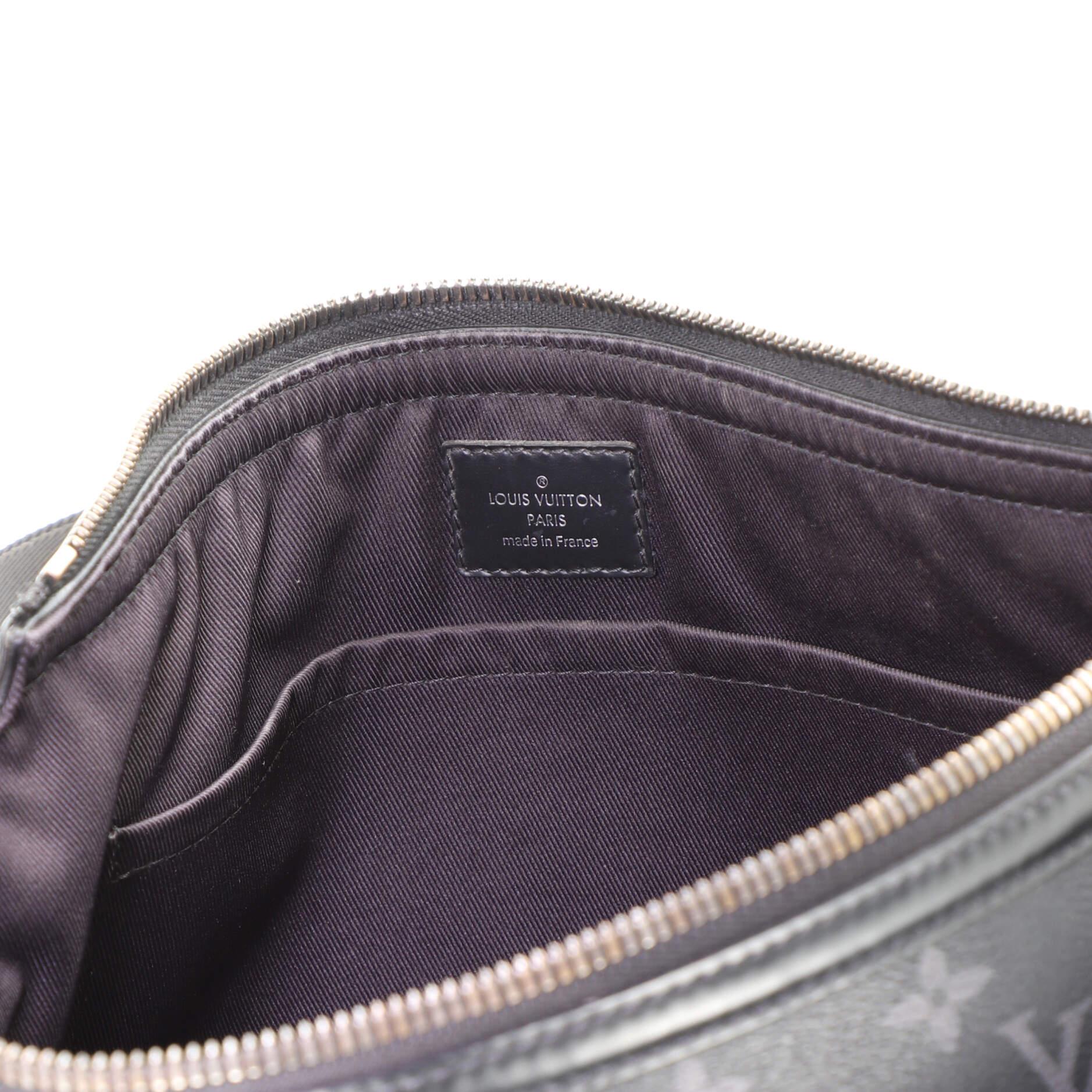 Louis Vuitton Odyssey Messenger Bag Monogram Eclipse Canvas PM In Good Condition In NY, NY