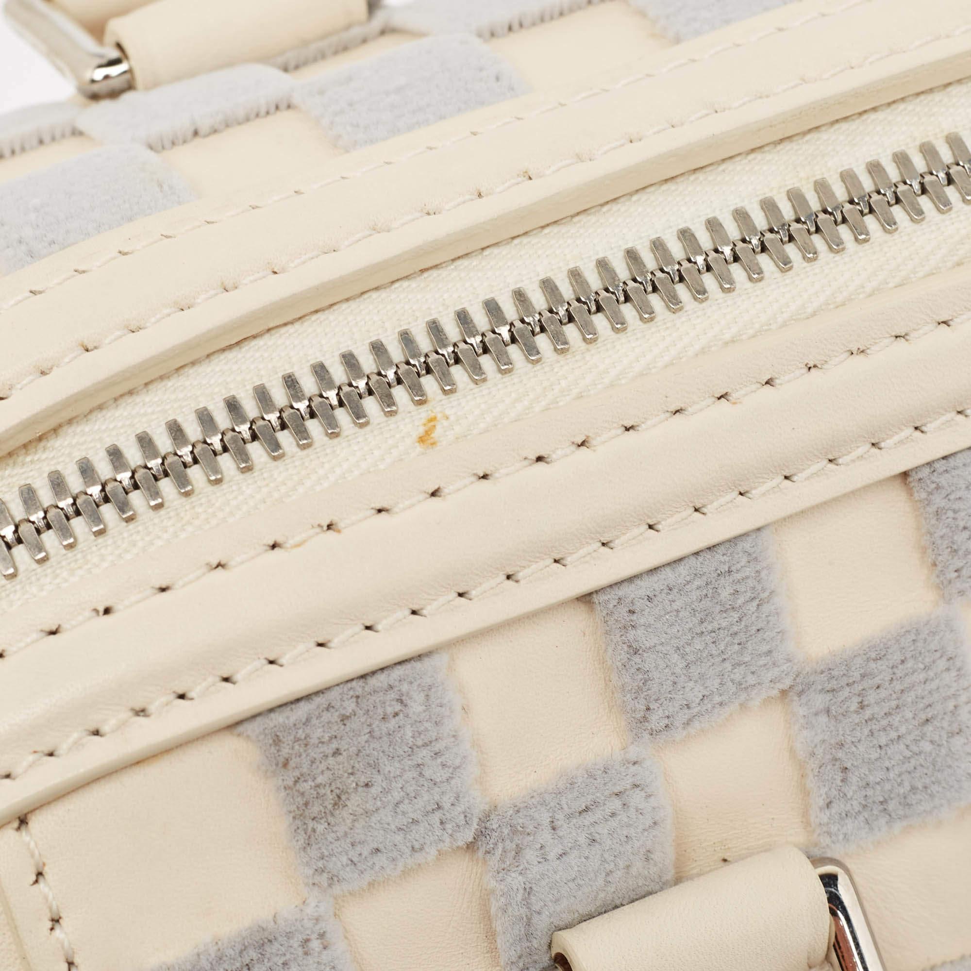 Louis Vuitton Sac Cubic Speedy Cube PM blanc cassé/gris 1