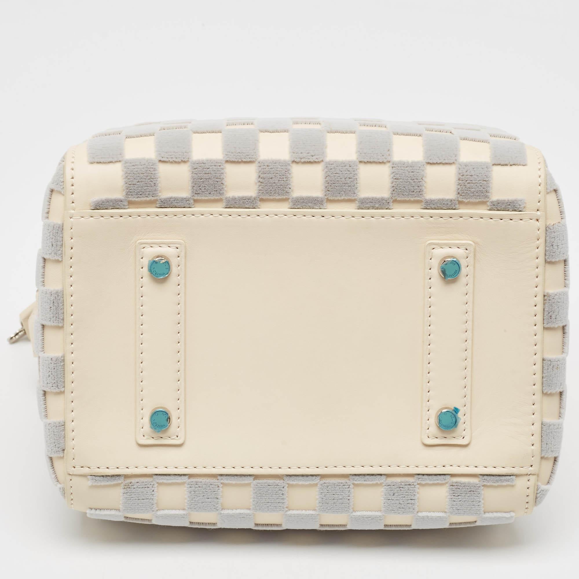 Louis Vuitton Sac Cubic Speedy Cube PM blanc cassé/gris 2