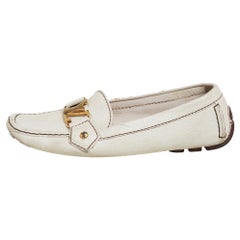 Louis Vuitton Monte Carlo shoes loafers authentic white gold, Men's  Fashion, Footwear, Dress Shoes on Carousell