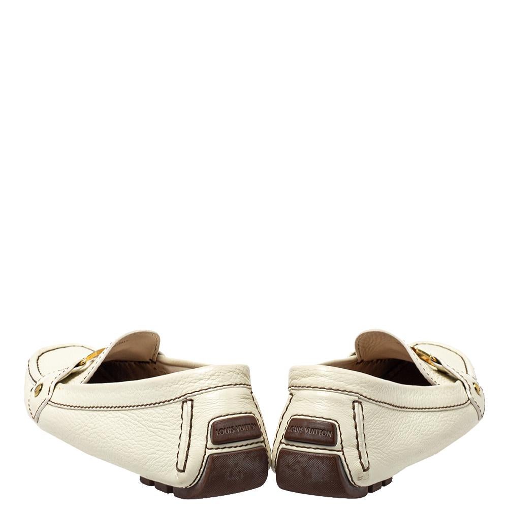 louis vuitton white loafers