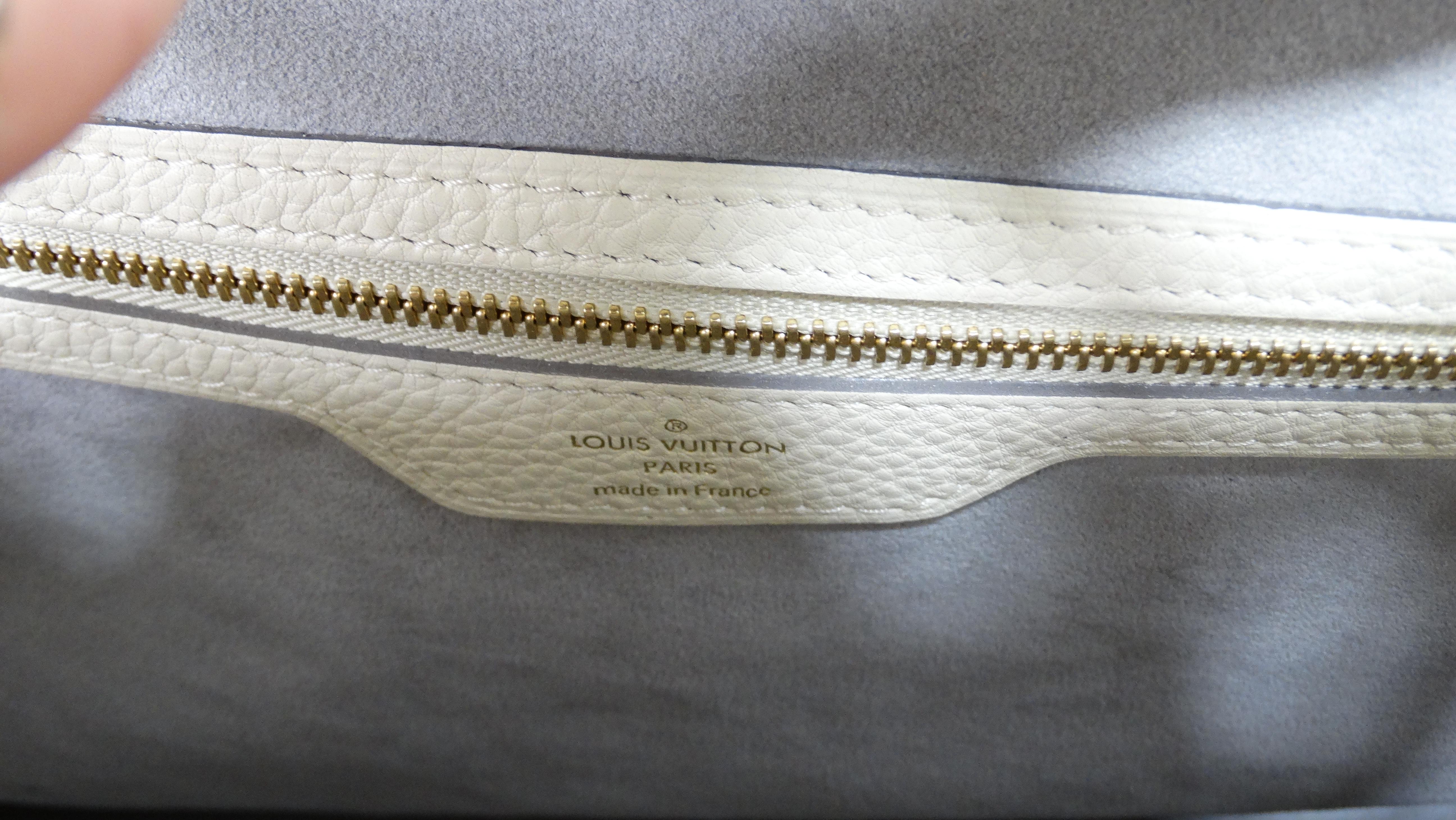 Louis Vuitton Off-White Monogram Mahina Cirrus PM Bag 6