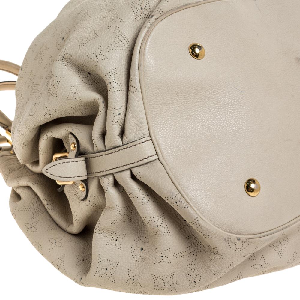 Louis Vuitton Off White Monogram Mahina Leather XL Bag 2