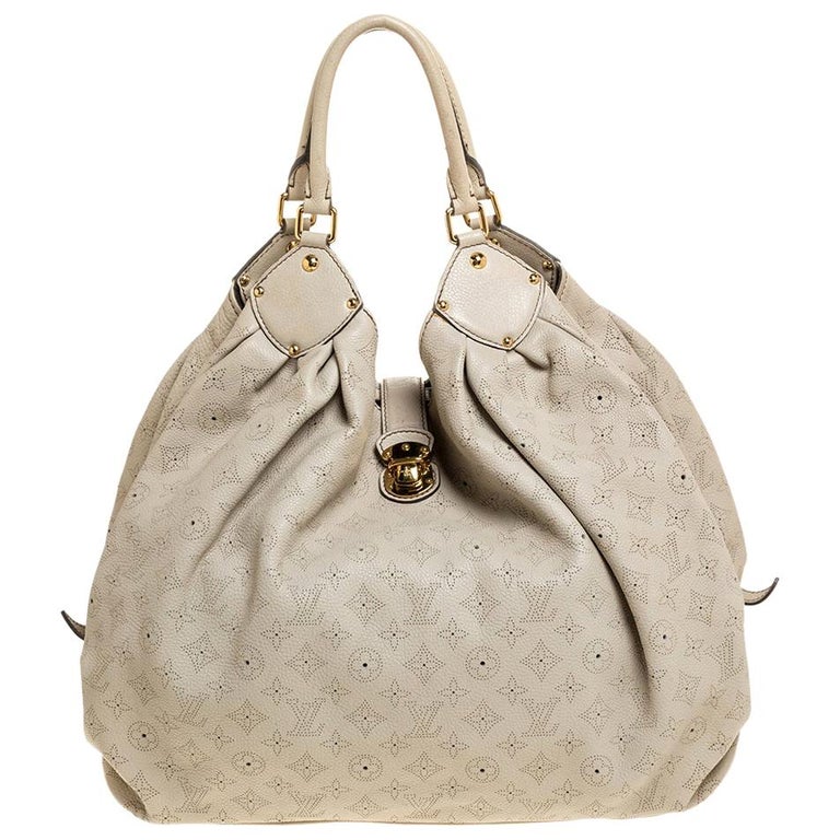 Louis Vuitton Off White Monogram Mahina Leather XL Bag