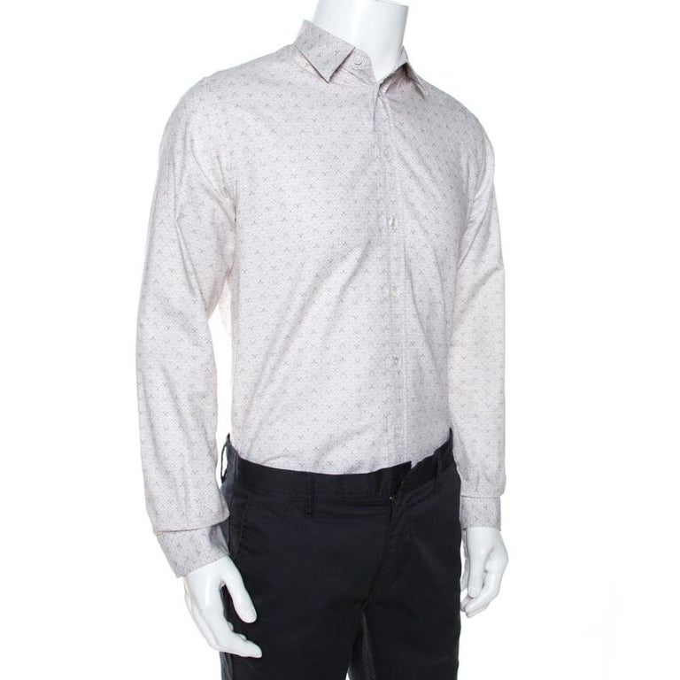 Louis Vuitton White Checked Cotton Long Sleeve Shirt XL Louis Vuitton | The  Luxury Closet